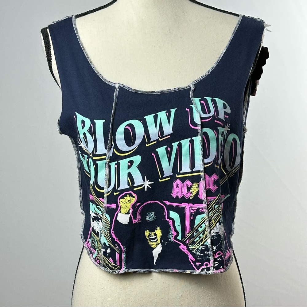 ACDC NWT retro "Blow Up Your Video" rock tank - size large